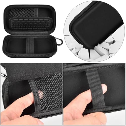 GWCASE external drive holder showing premium dual 360 degree zipper mechanism and heavy duty construction