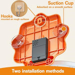 Side profile of adjustable height Zoenmg indoor basketball toy
