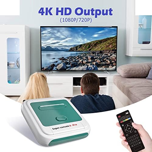 Kinhank video game box dual system user interface showcasing gaming and streaming menus.