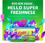 Gain premium laundry sheets fighting static and stubborn odors close up view