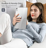 MoKo premium imported clear protective sleeve highlighting precise bottom speaker cuts and charging port access