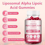 Back label of Oakevlp liposomal alpha lipoic acid 120 count pack detailing vegetarian ingredients and directions