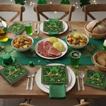 Tedercle St. Patrick's Day napkins packaging and product count display