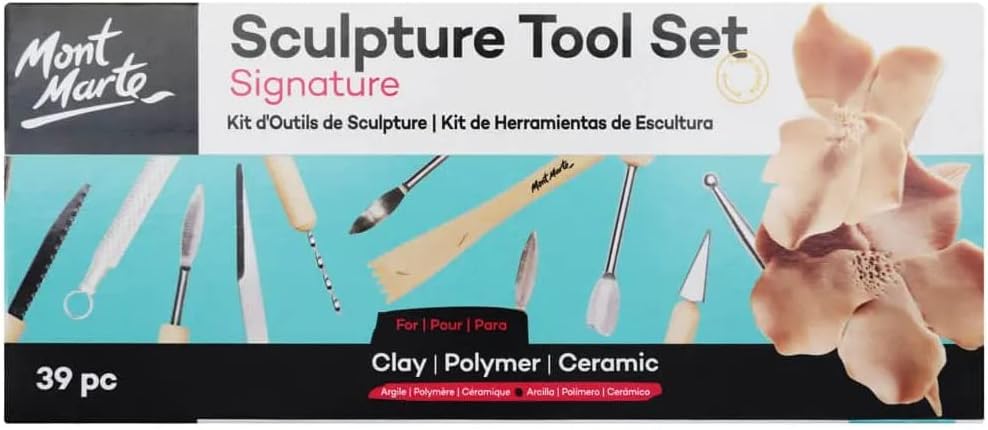 Mont Marte signature pottery tool set packaging