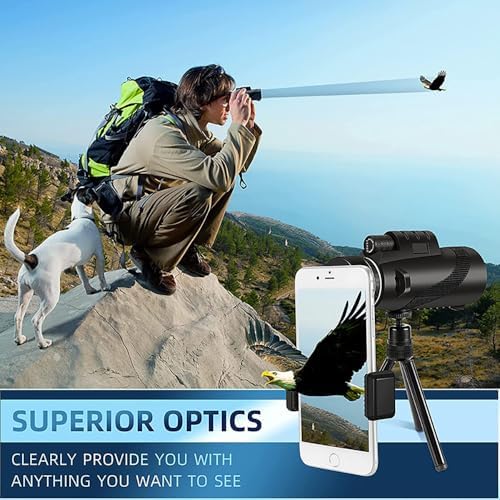 ONOLA outdoor portable high definition monocular telescope lens detailing for hiking