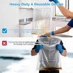 Detailed view of the leak-proof seal on the cleaning bag