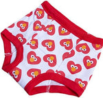 Full seven pack assortment of imported Sesame Street unisex toddler potty training underwear.
