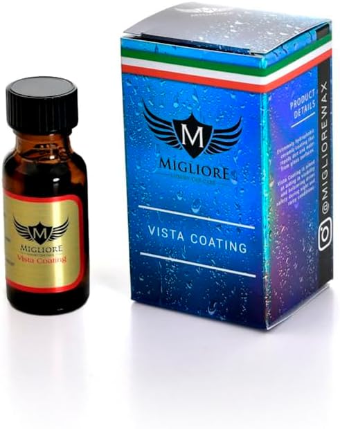 Migliore Vista Coating front view of the premium ceramic glass treatment bottle.