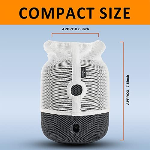 BANGCHEER full body dust protection sleeve installed on a speaker next to home decor