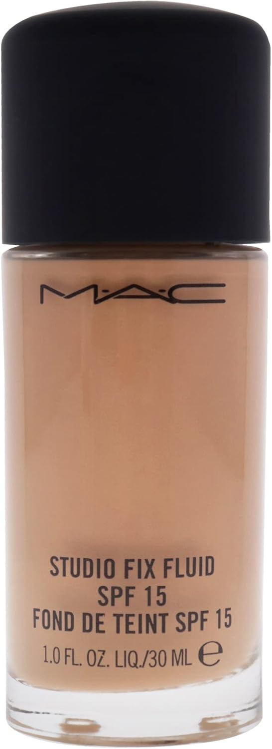 M.A.C Studio Fix Fluid SPF 15 liquid foundation shade label close-up