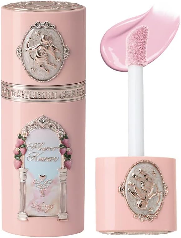 Flower Knows Strawberry Cupid Liquid Blush 01 Frosty Strawberry front view packaging