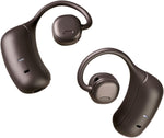 Nwm MBE001 wireless on-ear speakers front view showcasing dark brown finish