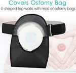 Back view of SinaiSea stoma bag cover showing secure fit for active lifestyles.