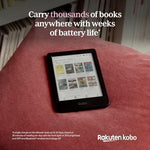 Kobo Clara Colour placed near water to demonstrate waterproof rating