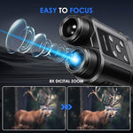 User holding Tizycod night vision goggles for wildlife watching