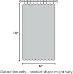 Pitalk linen blend curtain package overview
