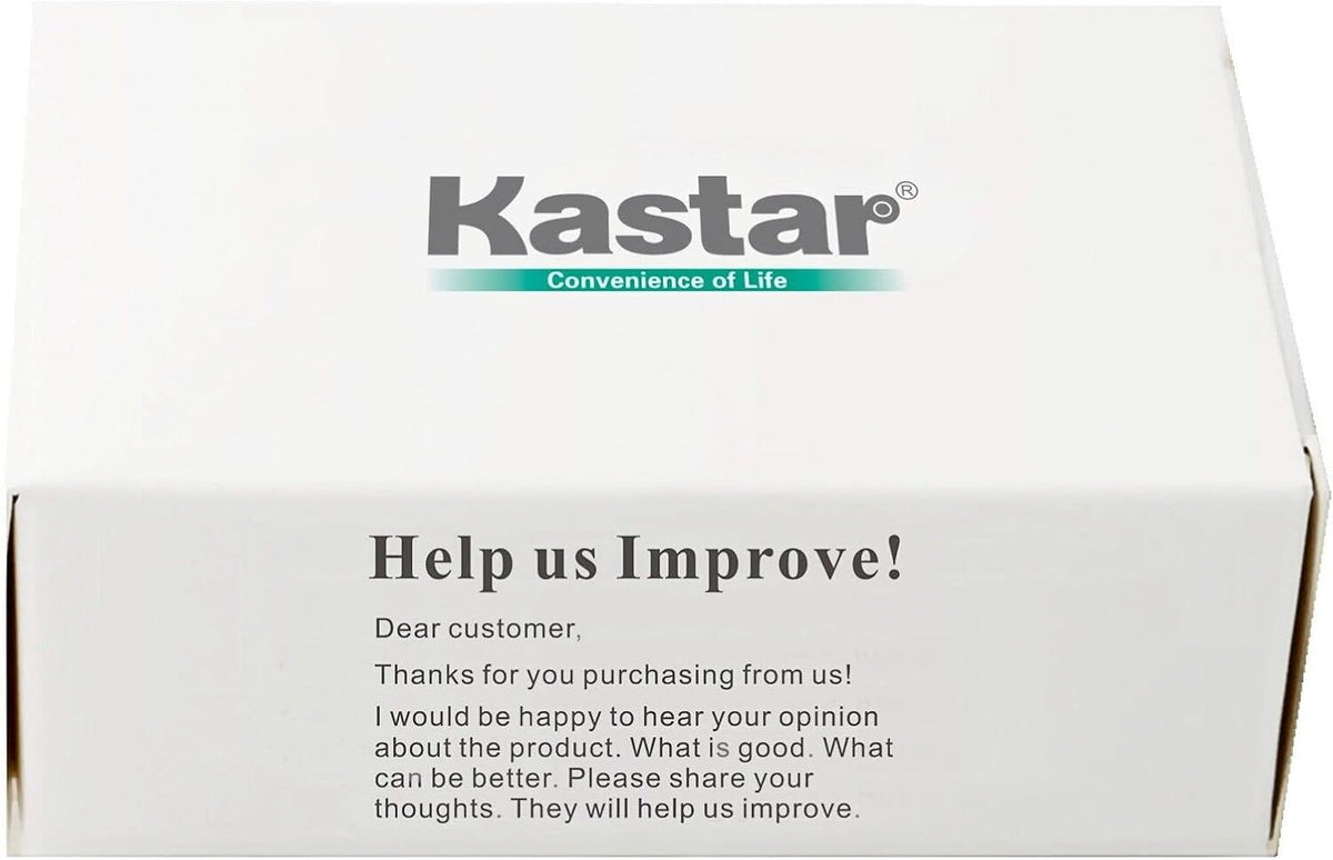 Side profile of Kastar rechargeable digital camera battery