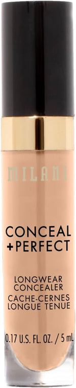 Milani Conceal and Perfect concealer box packaging