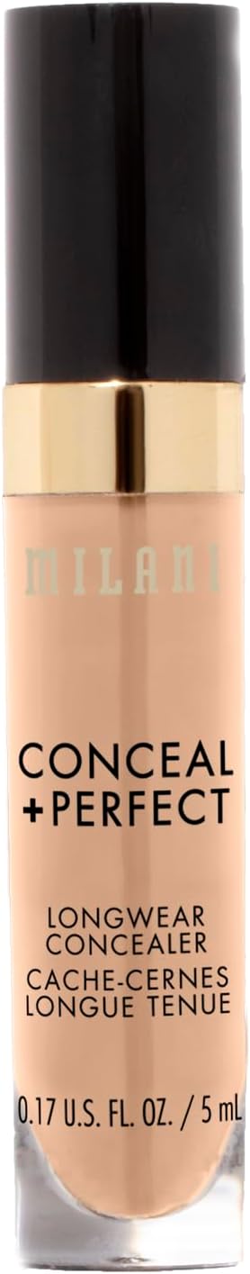 Milani Conceal and Perfect concealer box packaging
