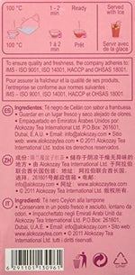 Alokozay Raspberry Pure Ceylon Tea full product display