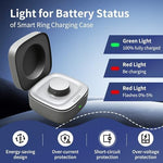 Side profile of Finlusri protective travel case for smart ring