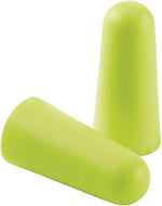 Sellstrom hi-viz green ear plugs close up detail