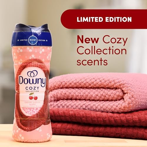 Downy Cherry Jubilee 7.8 Ounce laundry crystals bottle angle shot