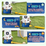 Outdoor educational science toy demonstrating water pressure lift mechanism