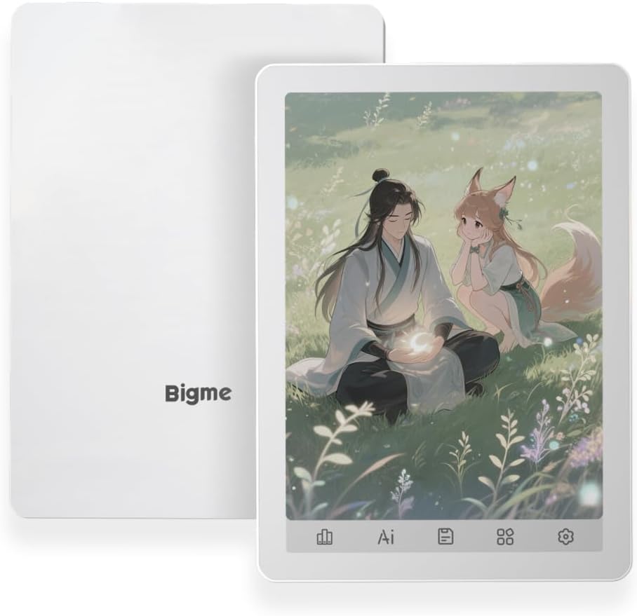 Bigme B6 Color E-Book Reader front view white