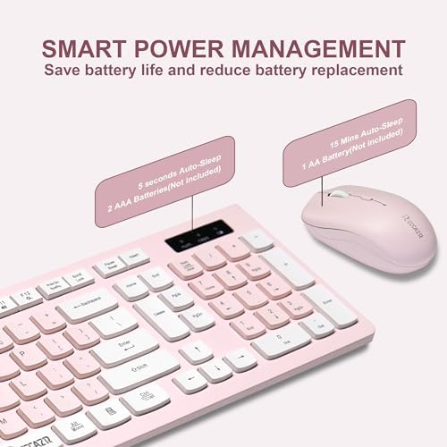 Rear view of the pink mouse illustrating the battery compartment and shared nano USB receiver storage slot