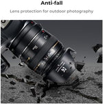 Included microfiber cloth with K&F Concept lens hood