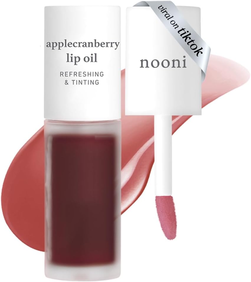 NOONI Korean Lip Oil - Applemulberry | Long-Lasting, Moisturizing, Plumping, Revitalizing for Dry Lips, Waterproof, No Peel Off, Korean Tint, Hydrating Lip Stain, Nourishing Crystal Clear, 0.12 FL Oz - Image 15