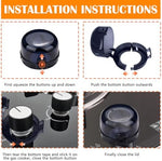 5-Pack Stove Knob Safety Covers,Upgraded Press Gas Stove Knob Locks,Durable Design Childproof Oven Knob Locks for Babies and Pets, Sticky and Easy to Install,Black - Image 6