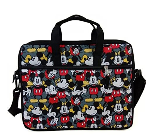 Fast Forward Mickey Mouse Tablet Bag front view with shoulder strap