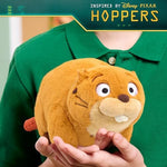 Mabel Beaver soft toy side profile view