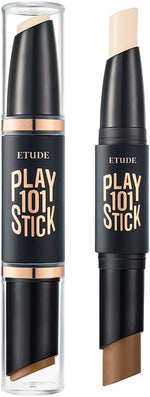 ETUDE Play 101 Stick Contour Duo - Original | Creamy Shading and Highlighter Duo for Easy Contouring Makeup, Kbeauty, Korean Makeup - Image 9