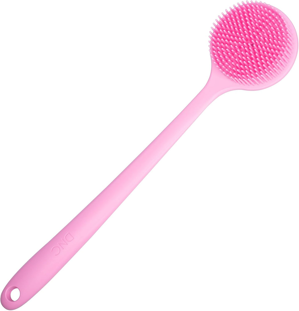 DNC Silicone Back Scrubber for Shower Bath Body Brush with Long Handle (Gray) - Image 10