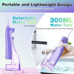 Tovendor dental oral irrigator with five specialized replacement jet tips