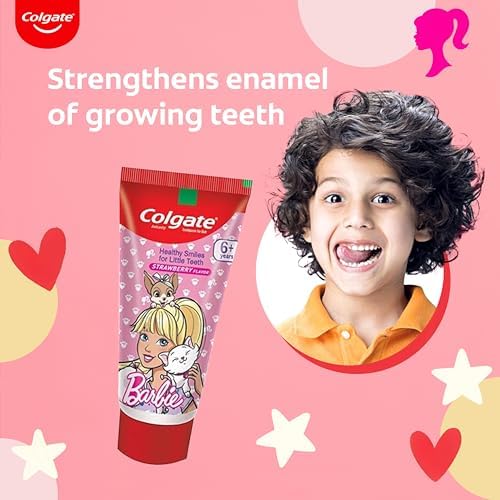 Colgate Kids Barbie Red Toothpaste - 80 g - Image 3