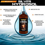 Research Labs colloidal silver dietary supplement liquid showcasing premium purity and ingredients text on packaging