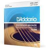 D'Addario EJ26 Phosphor Bronze Acoustic Guitar Strings, Custom Light 11-52 | Phosphor bronze acoustic guitar strings offer warm, bright, balanced tone, reliable intonation, durable feel and playability. - Image 10