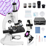 Yoncoux professional compound monocular microscope front view