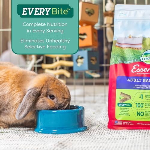 Veterarian recommended high fiber rabbit food bag for digestive wellness