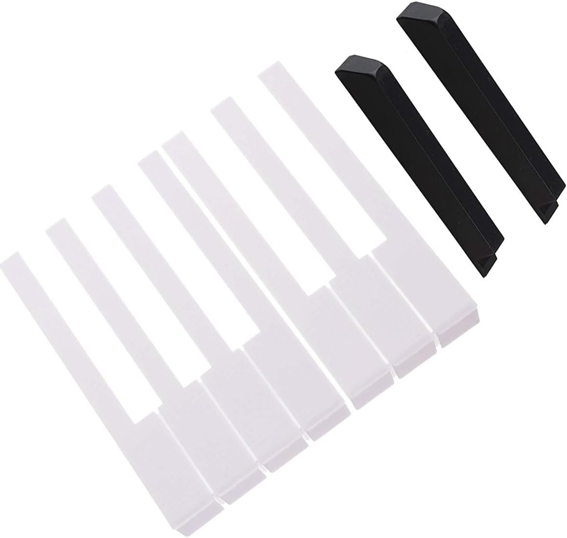 Tuoren white and black piano key replacement parts