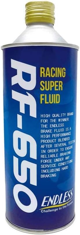 Endless Racing Brake Fluid RF 650 500ml bottle front view authentic high performance brake fluid