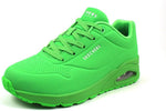 Skechers women's footwear packaging and branding detail