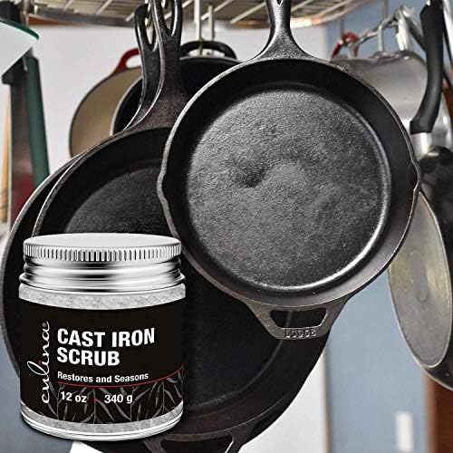 Authentic USA imported Culina cookware cleaning product for rust restoration on skillets