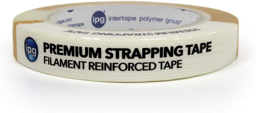 Intertape Polymer Group premium strapping tape front view packaging