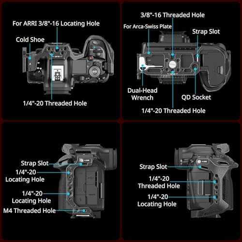 Black Mamba ergonomic camera rig with anti-twist positioning blocks