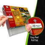 EcoTEK Protectors 10 Pack clear plastic scratch resistant display storage boxes for Super Nintendo games.